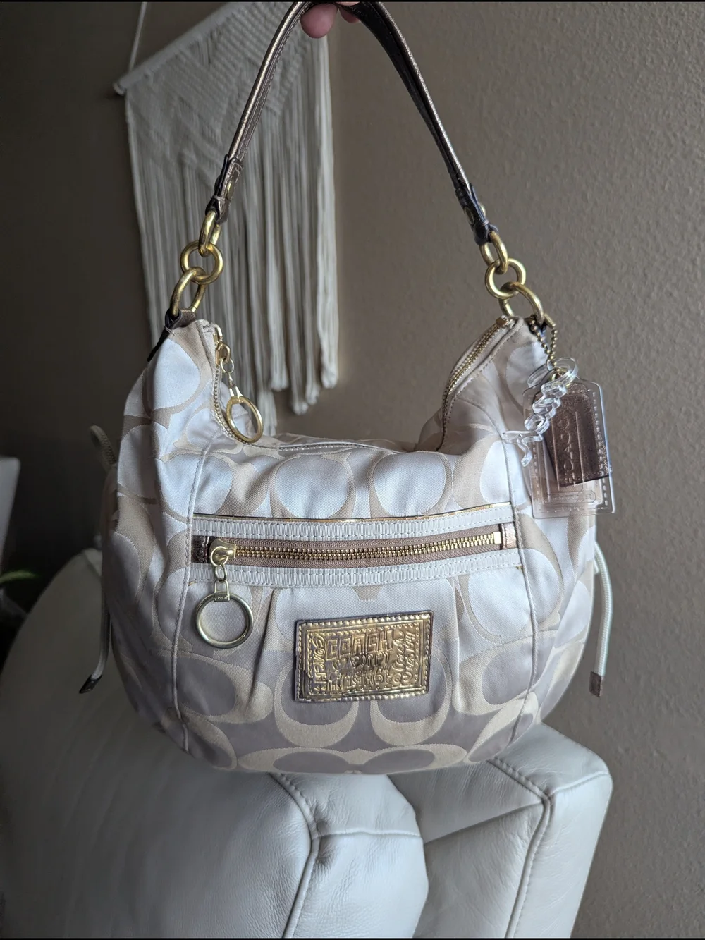 vintage Coach Poppy.Signature Sateen